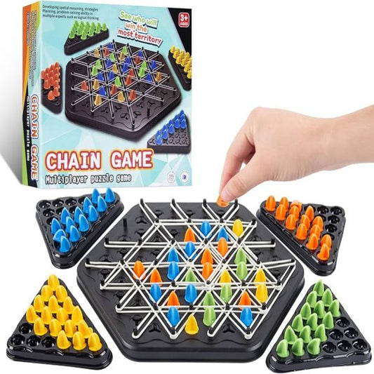 Joc cu benzi elastice | TRIANGLE GAME