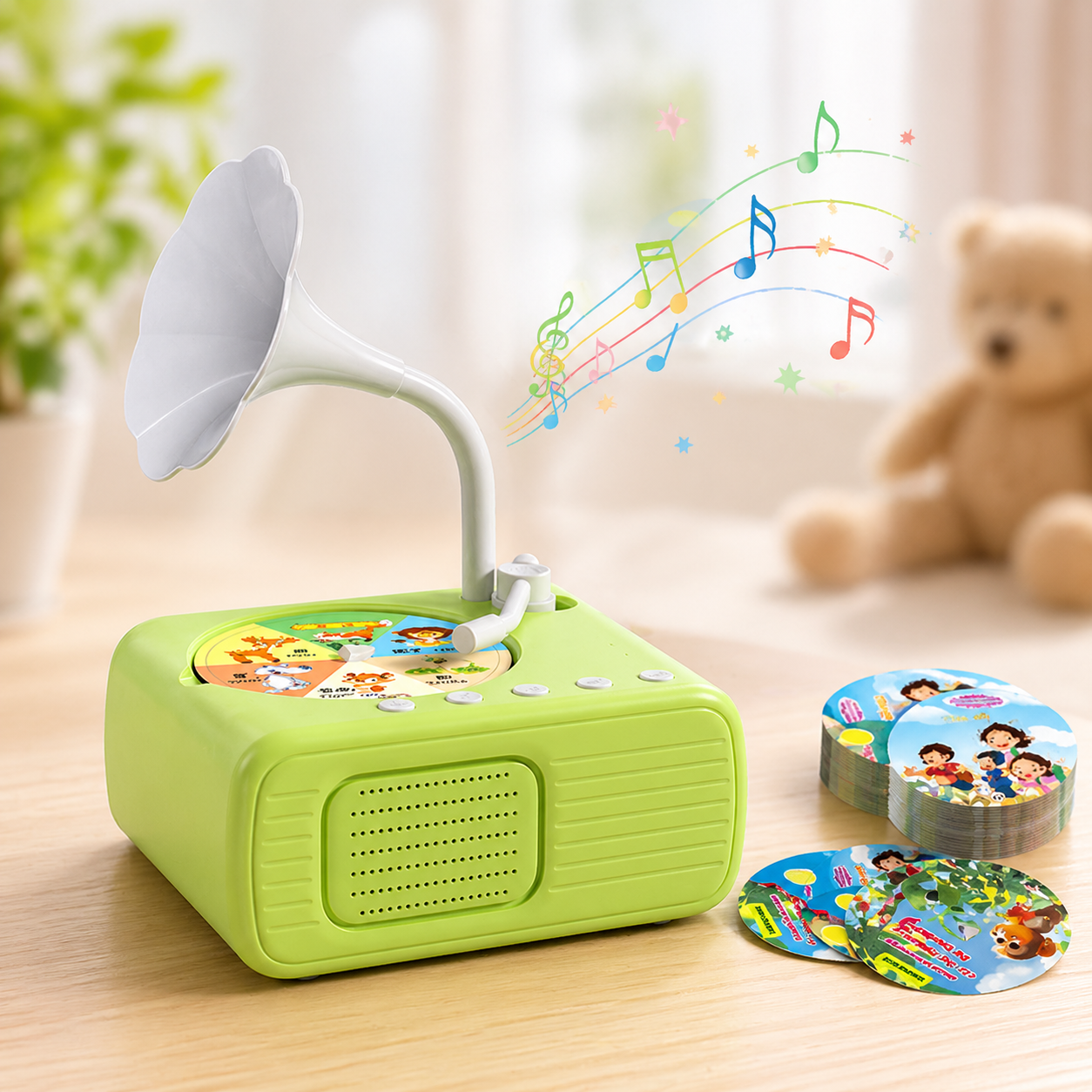 Jucărie Muzicală Interactivă cu Povești/ Verde | Storytune